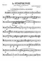 Alex Guilmant. Premiere Symphonie pour Orgue et Orchestre, Bassoon II Part