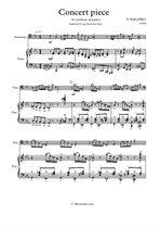 Concert piece for trombone and piano