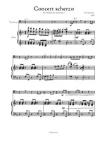 Concert scherzo for trombone and piano